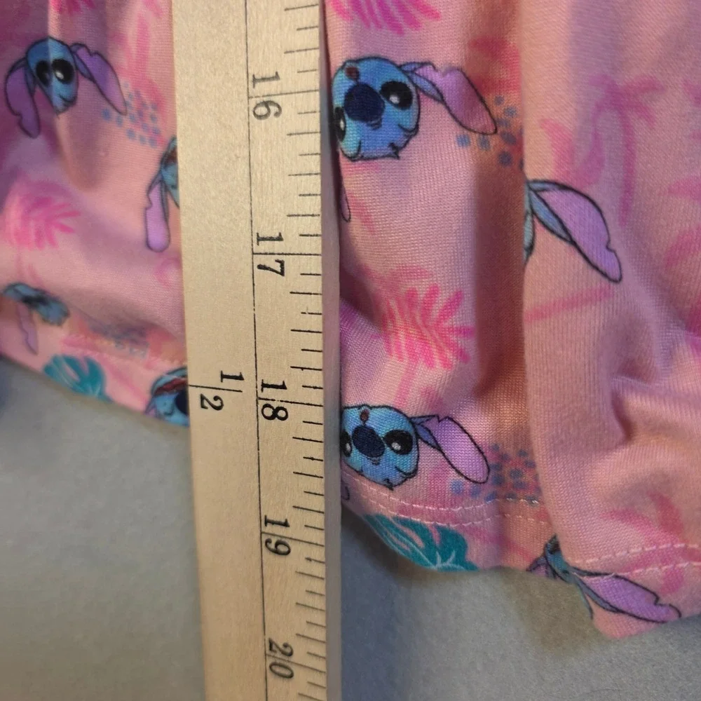 Disney Lilo & Stitch Pink Tropical Drop Waist Dress Girls XS 4-5 186946LSM